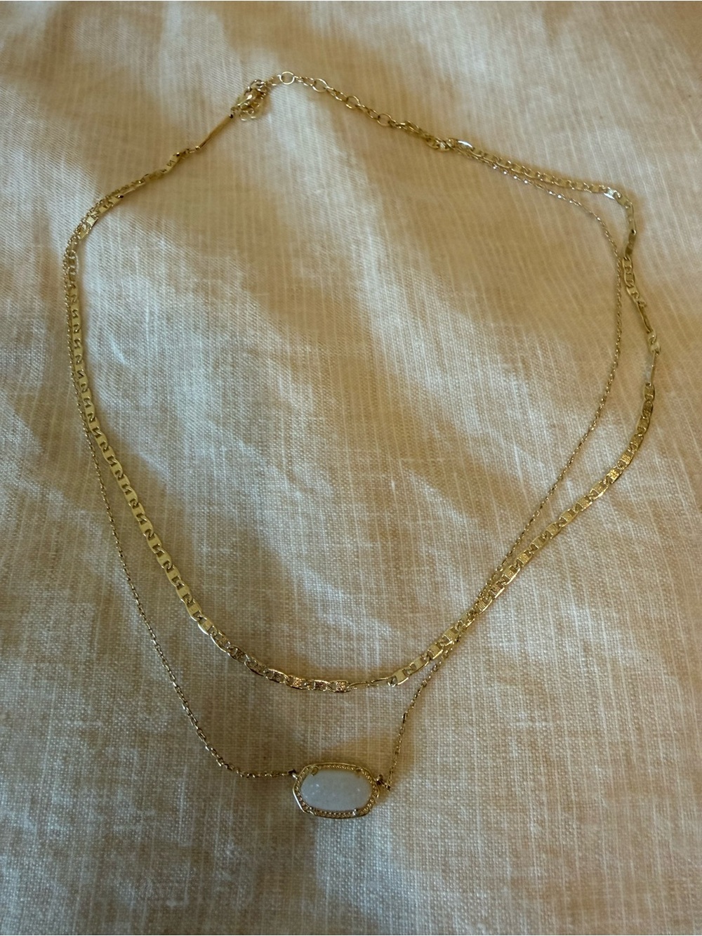Kendra Scott Elisa Layering Gold Necklace